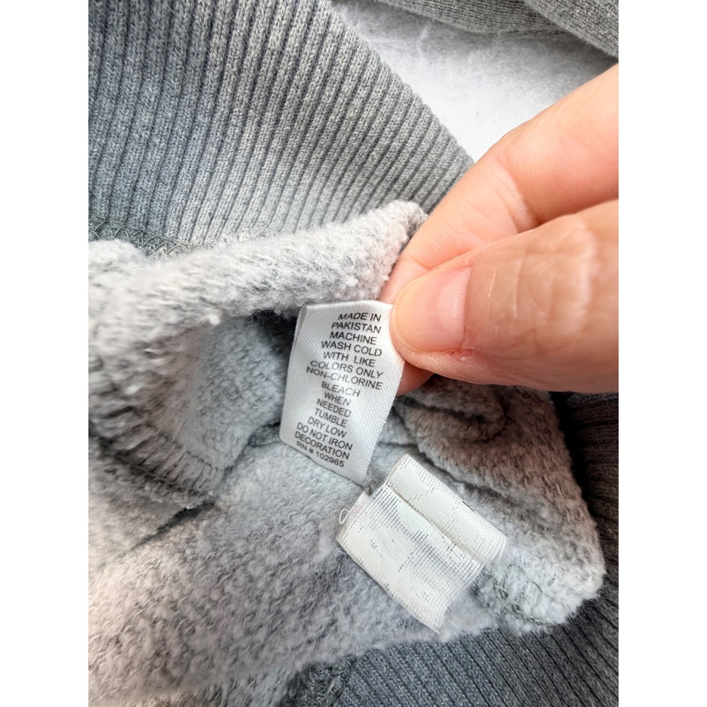 League Collegiate Outfitters Yale University Quarter Zip Sweatshirt Gray Medium - Picture 9 of 11